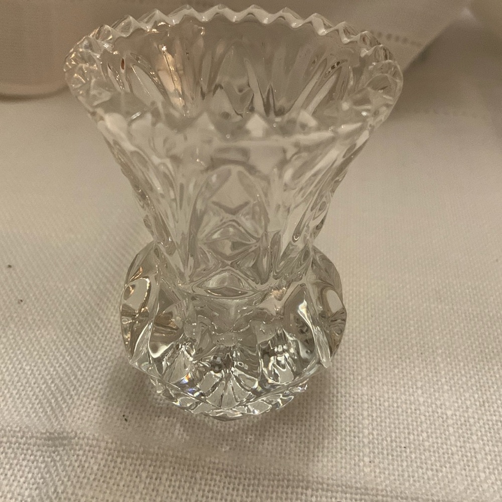 Beautiful cut glass toothpick holder